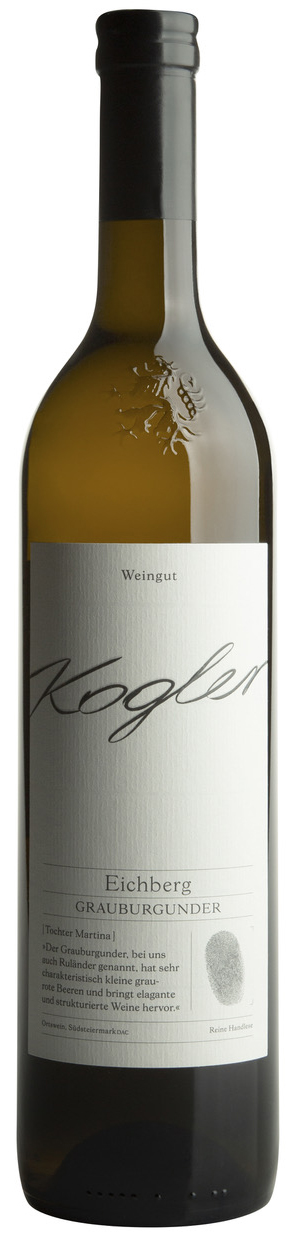 Grauburgunder Eichberg, Weingut Kogler, Steimermark Grauburgunder Eichberg, Weingut Kogler, Steimermark