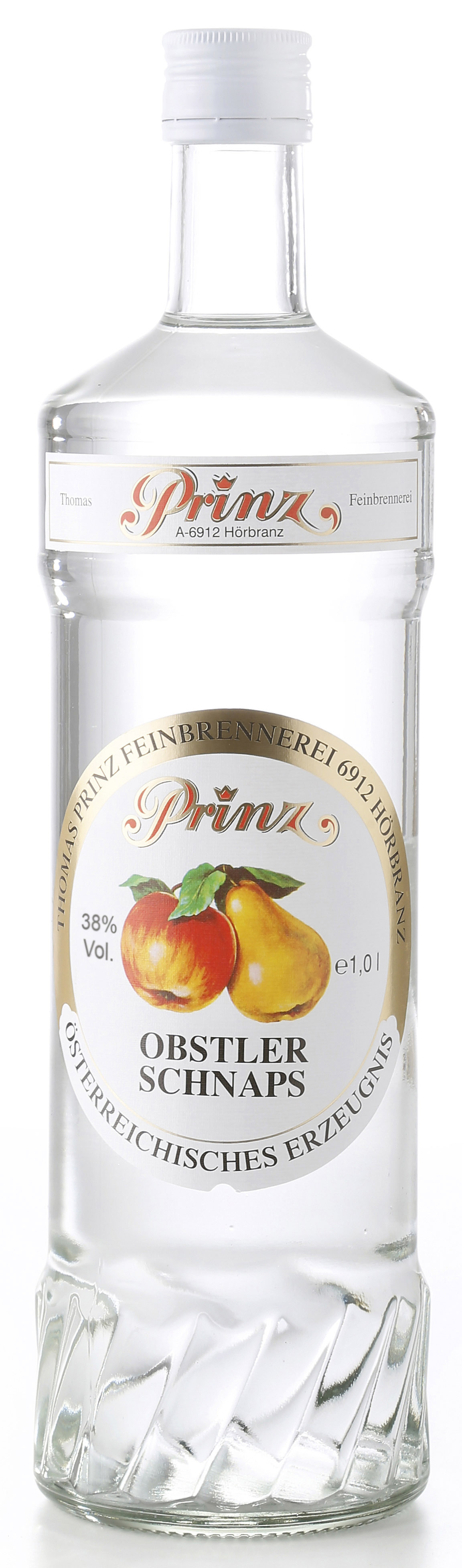 Prinz-Obstschnaps-38 Prinz Obstler 1 lt.