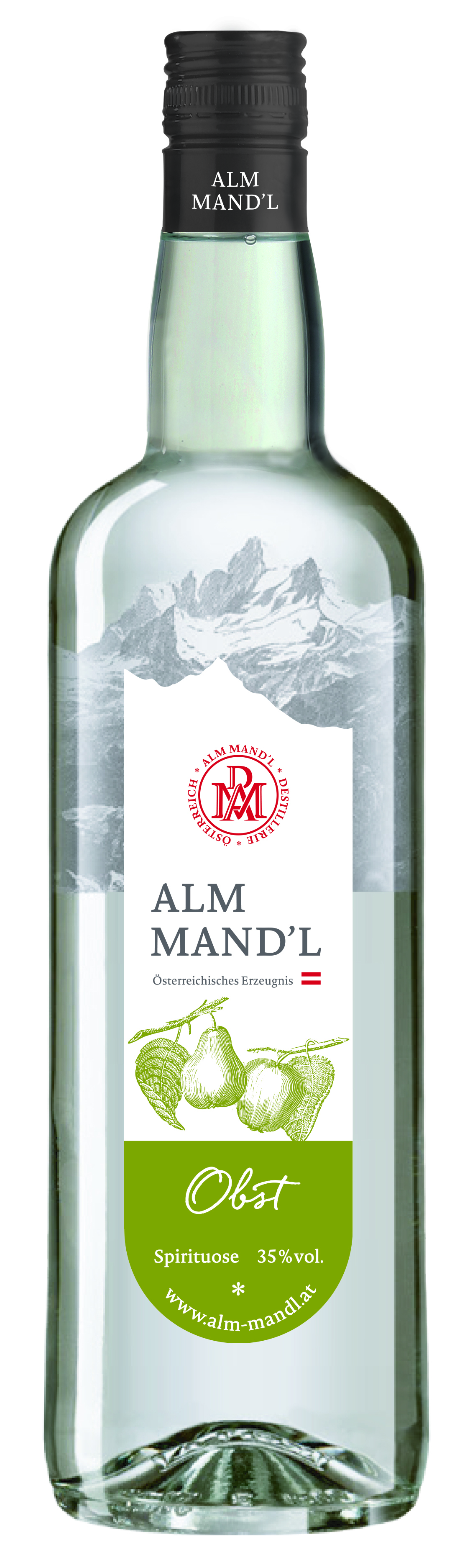 Alm Mand‘l  Obst Schnaps, 1l Alm Mand‘l  Obst Schnaps, 1l